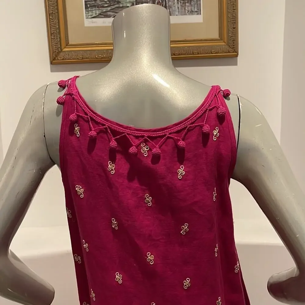 Calypso St. Barth Zulema Linen Dress Pink Size XS - Picture 9 of 12